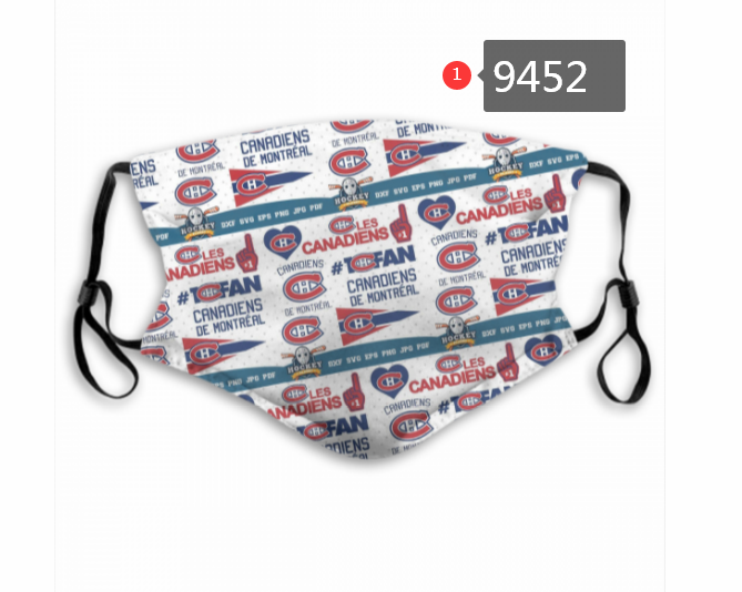 New 2020 NHL Carolina Hurricanes r4 Dust mask with filter-0